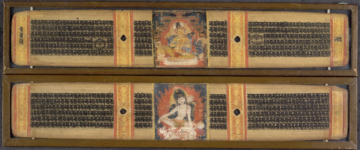 Eller. 6902, ff.163v-164 Avalokitesvara och Maitreya, från 