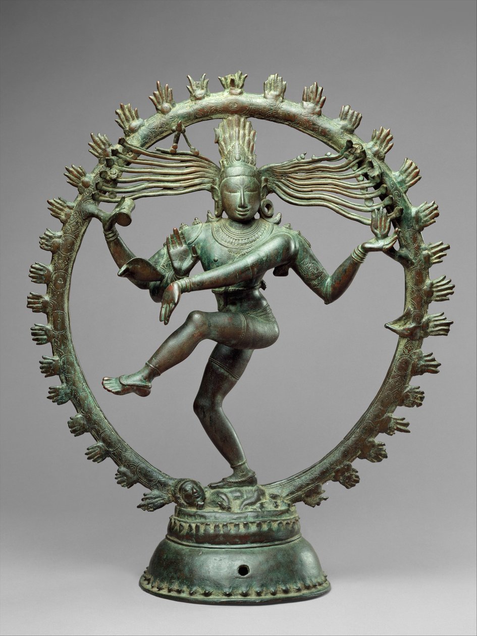 Shiva Nataraja, Dansens Herre, ca 1000-talet (koppar) av School Indian