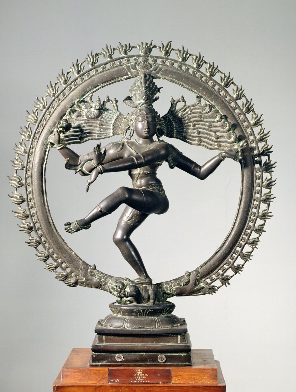 Shiva Nataraja, Tamil Nadu, Late Chala (brons) av School Indian