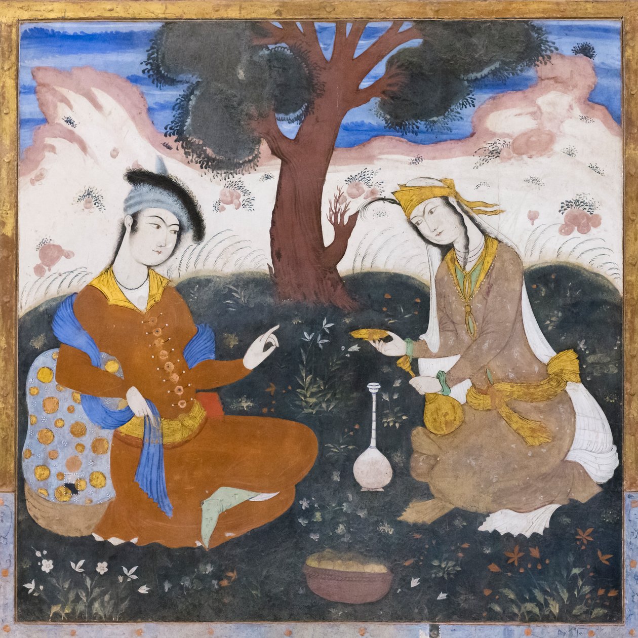 Färskt på Chehel Sotoun Palace, Esfahan, Iran av School Iranian