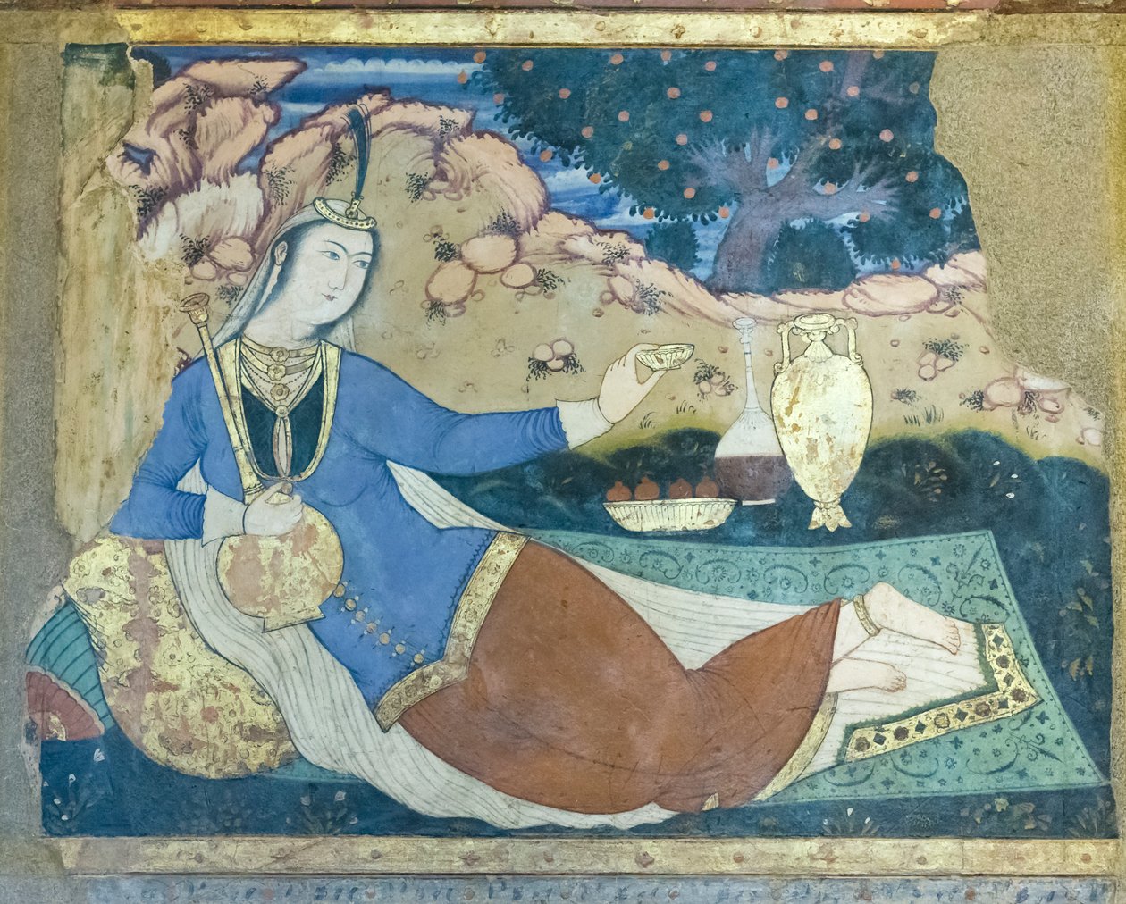 Färskt på Chehel Sotoun Palace, Esfahan, Iran av School Iranian