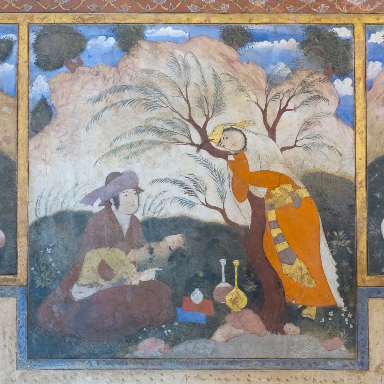 Färskt på Chehel Sotoun Palace, Esfahan, Iran av School Iranian