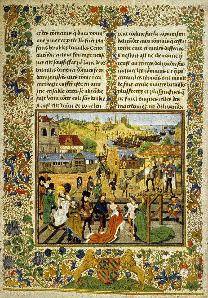 A Celebration in Tarente, kopia av en illustration från 