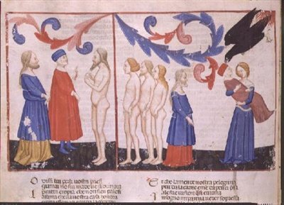 Purg.IX f.32v Drömmen om att Dante dödades av en örn, från 