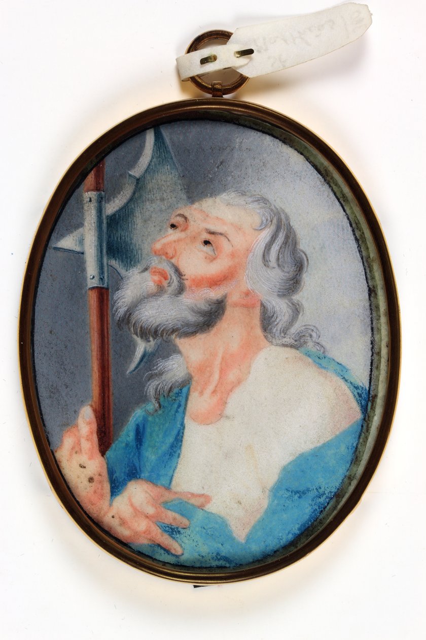 St. Matteus (akvarell på veläng) av School Italian