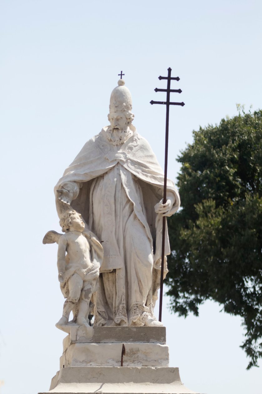 Staty av Saint Sylvester, Mantua (UNESCOs världsarvslista, 2008), Lombardiet, Italien av School Italian