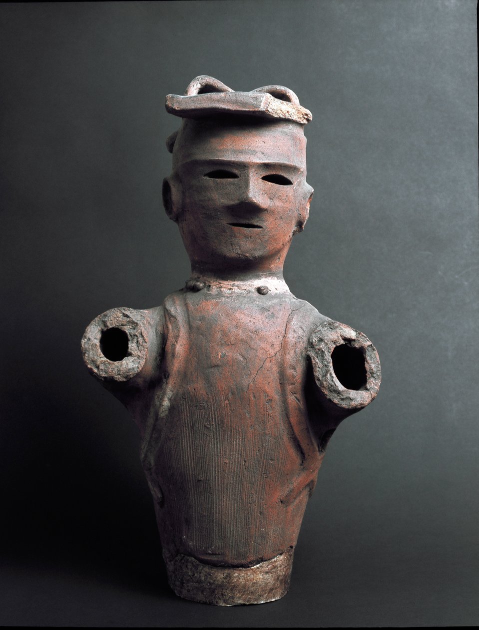 Begravande terrakottaskulptur (haniwa), Kofun-perioden (250-538) av Japanese School