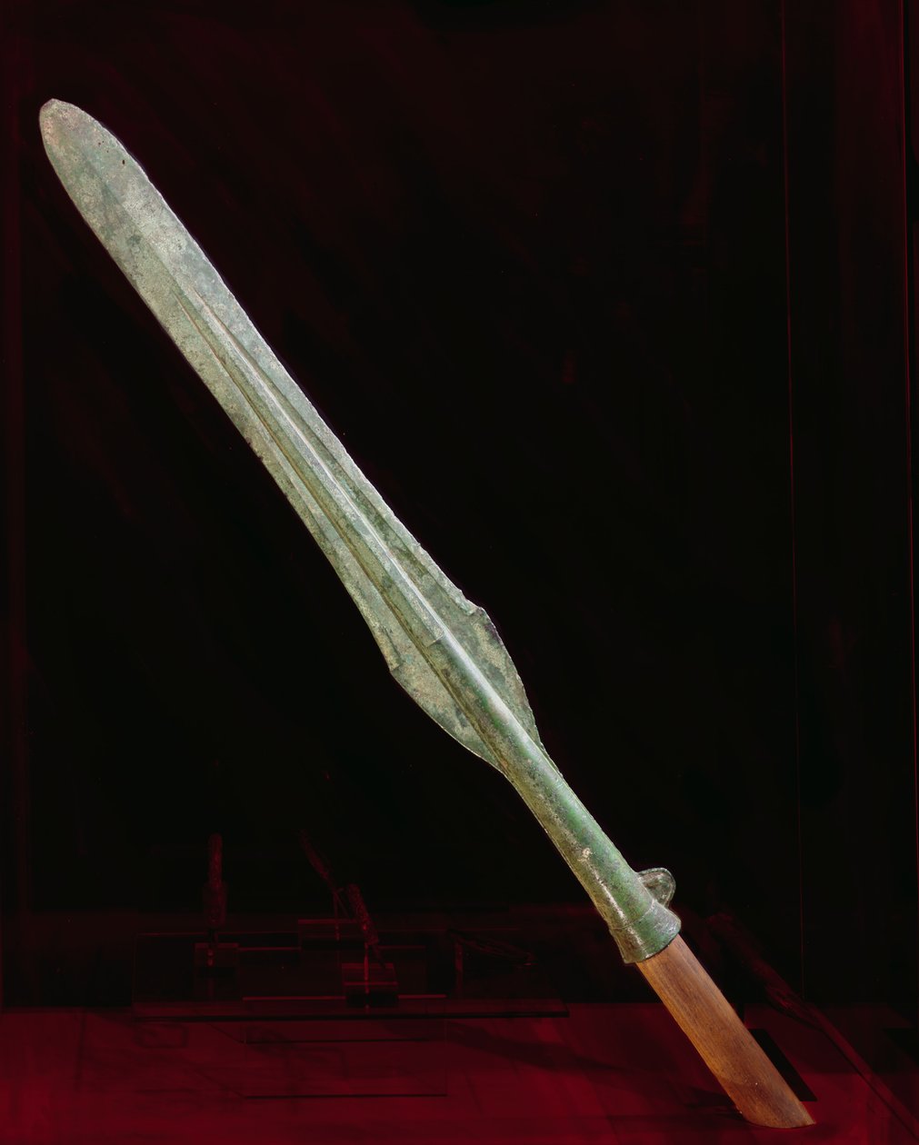 Lance point, Yayoi Period, 200 BC-AD 100 (brons) av Japanese School