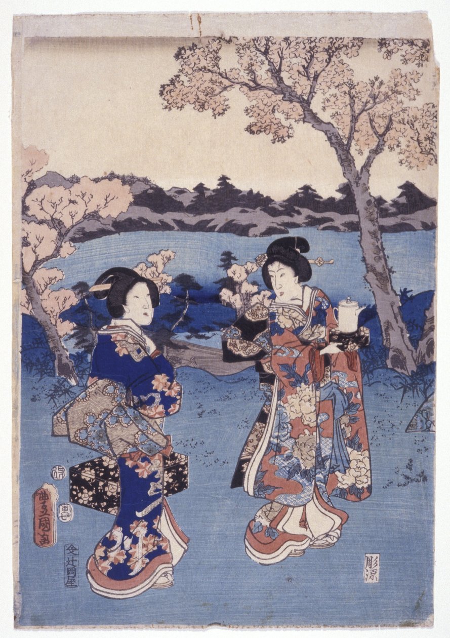 Namnlös (träsnitt i färg) av School Japanese