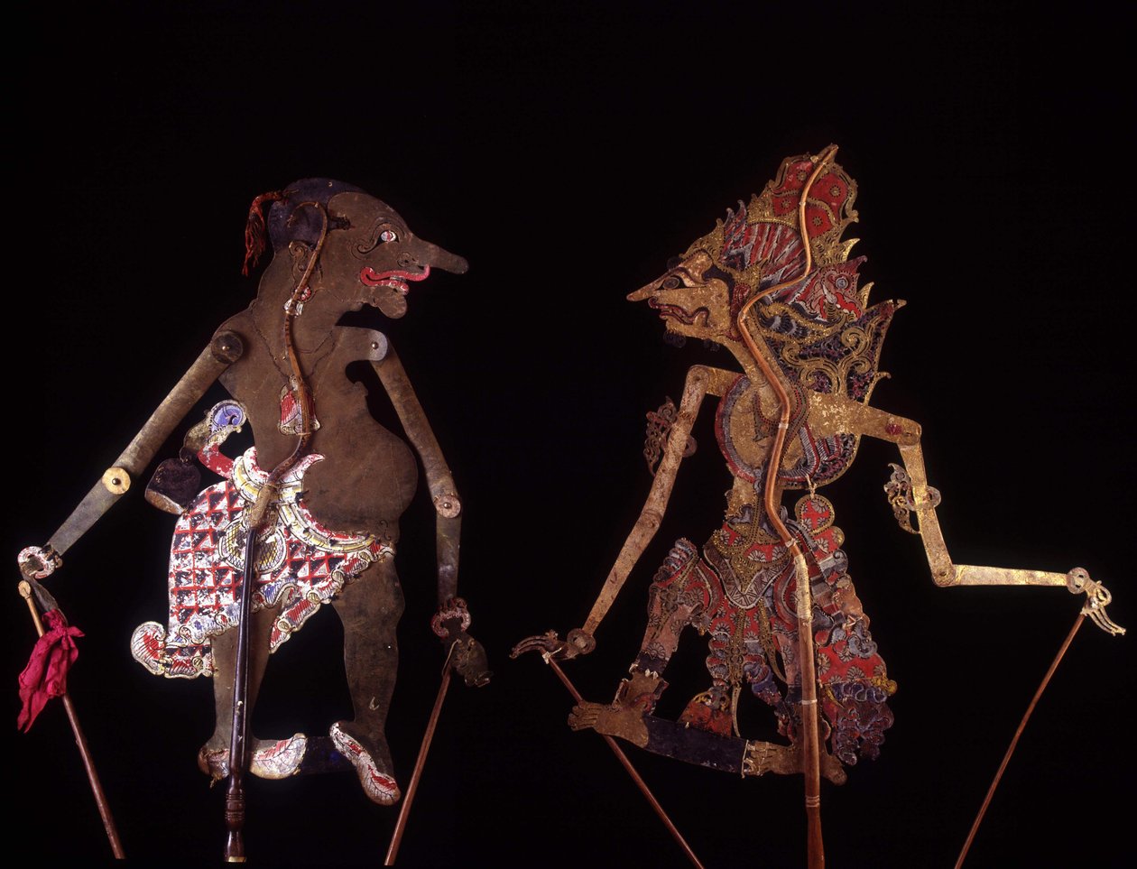 Wayang Kulit. Java dockor. Jean Francois Hubert Collection. Paris av School Javanese