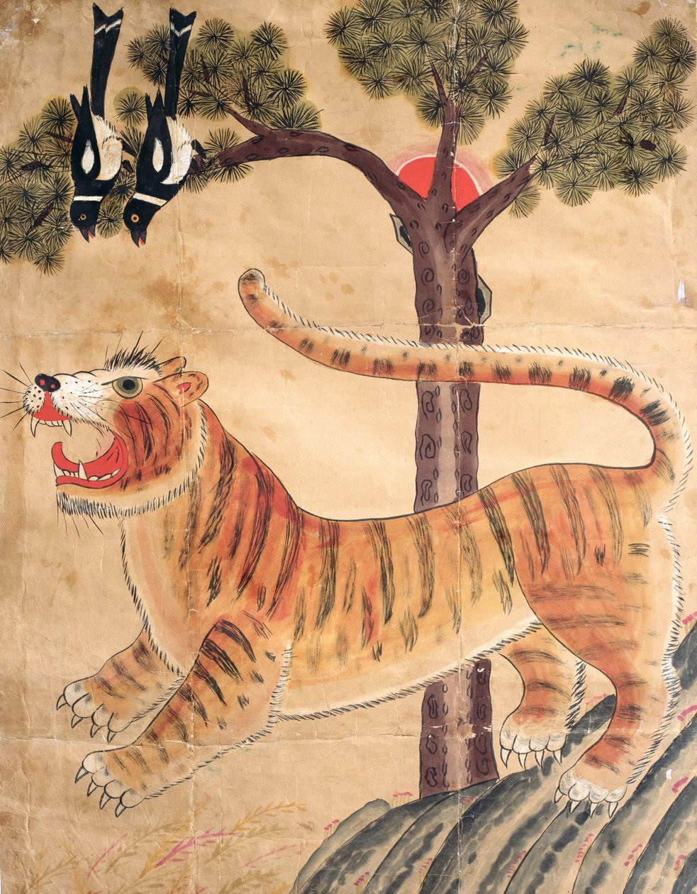 Seonangsin (naturligt pigment på papper) av School Korean