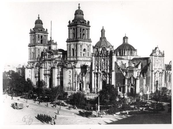 Mexico City Cathedral (s/v foto) av School Mexican