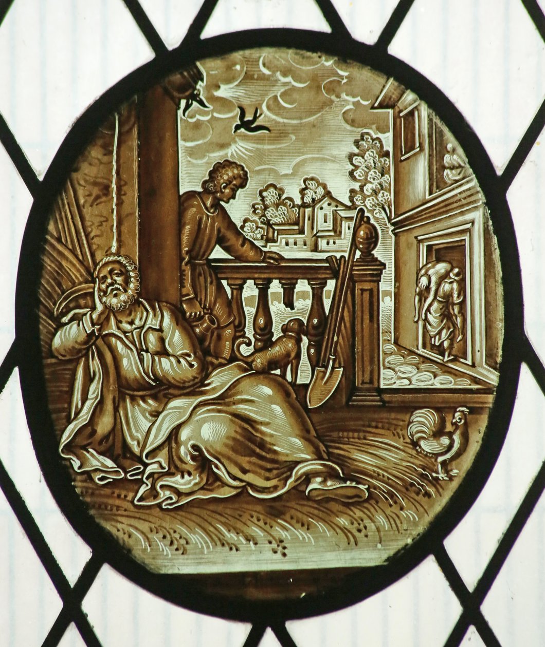 18600 (målat glas) av School Netherlandish