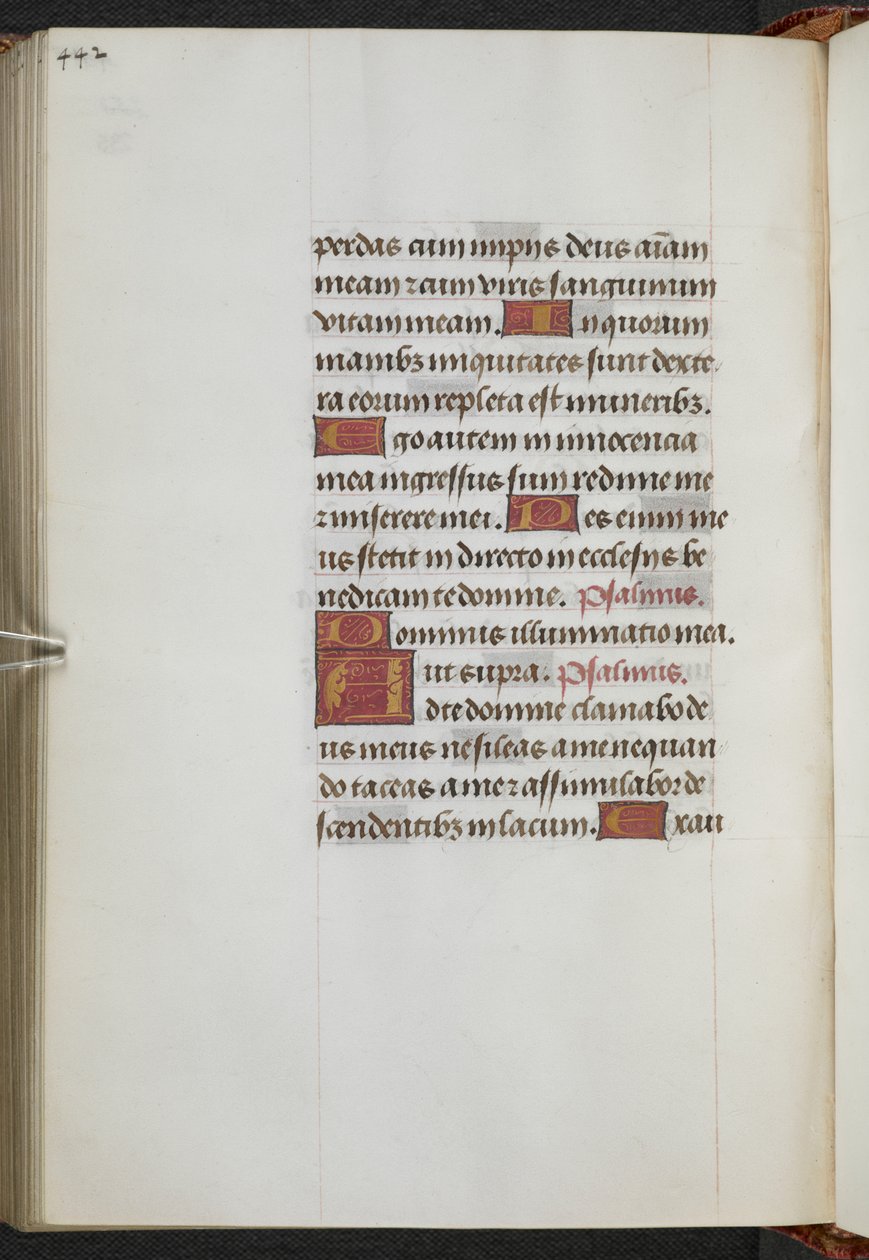 Kings 9, f.235v, Timbok, användning av Sarum ("Anne Boleyns Timbok") (pergament) av School Netherlandish