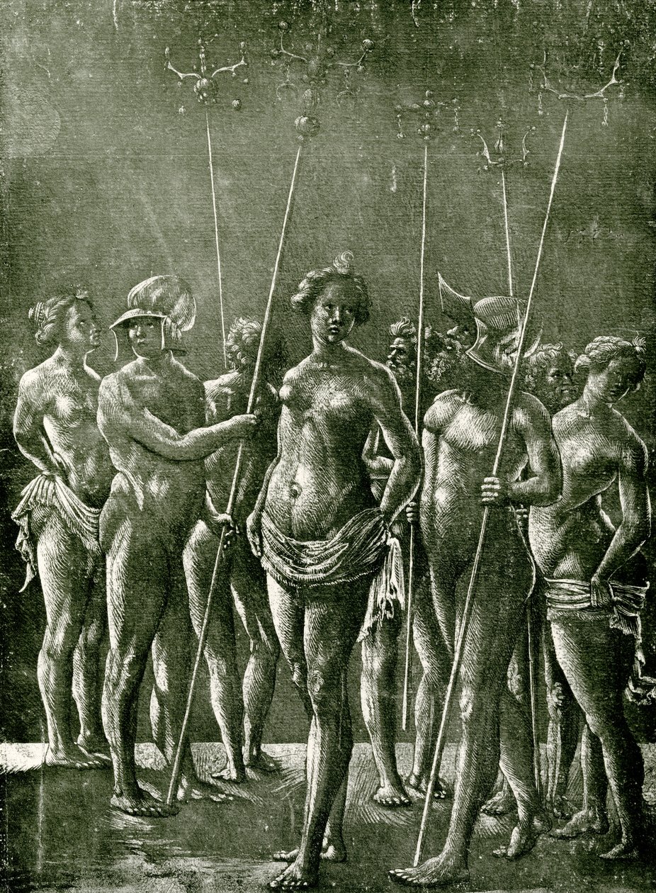 Okänd illustration efter ett italienskt exempel av School Netherlandish