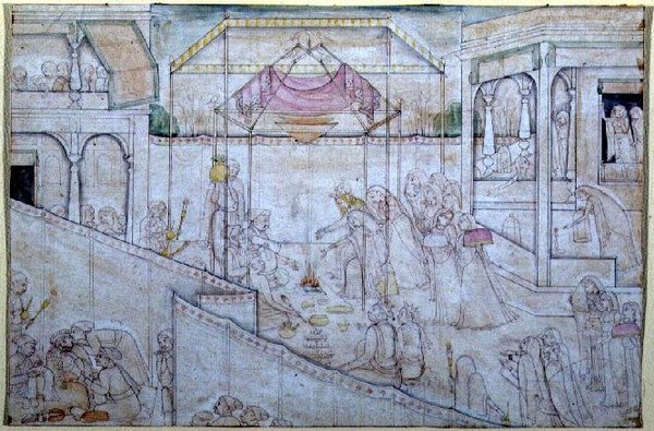 47.110/1759 Äktenskapet mellan Nala och Damayanti, från 