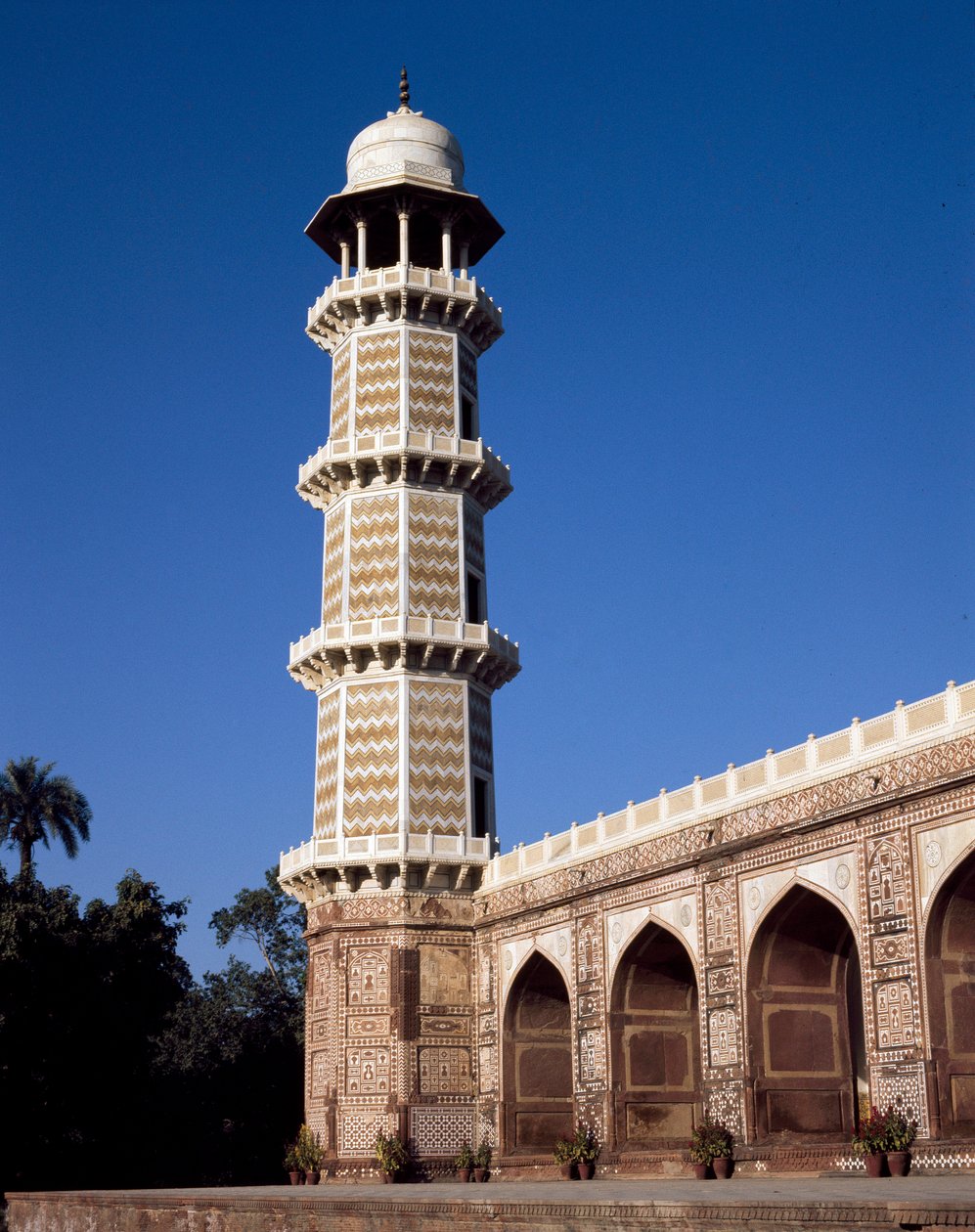 Graven av Jahangir mausoleum av School Pakistani
