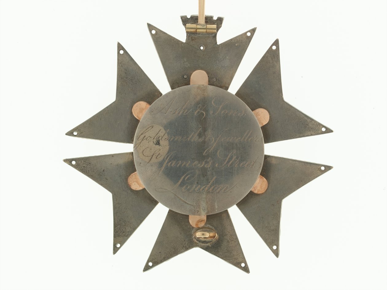 Badge, Order of the Tower and Sword, Portugal, General Sir Galbraith Lowry Cole (metall) av School Portuguese