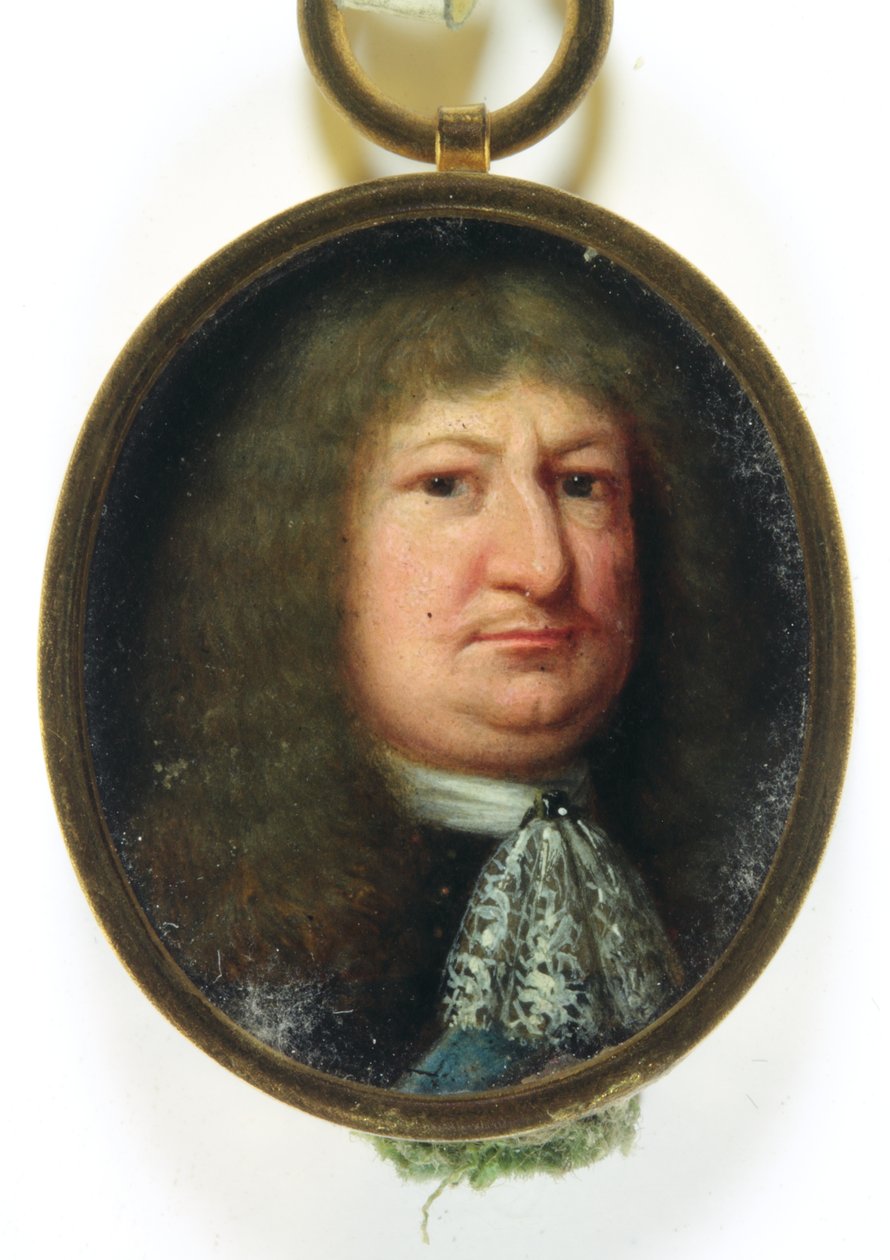 Frederick William, kurfurst av Brandenburg (emalj) av School Prussian