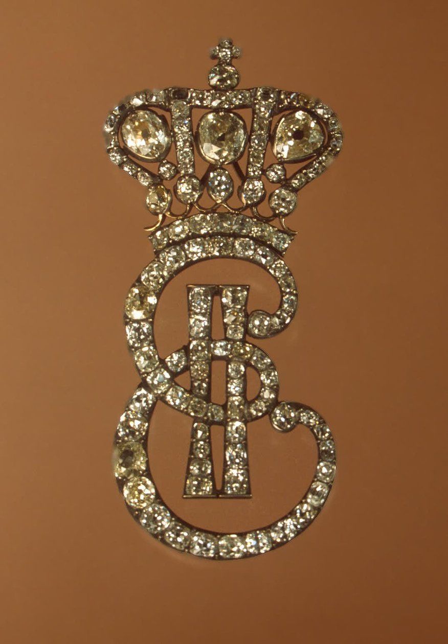 Tillbehör för en Maid of Honour, ca 1770-80 (diamant) av School Russian