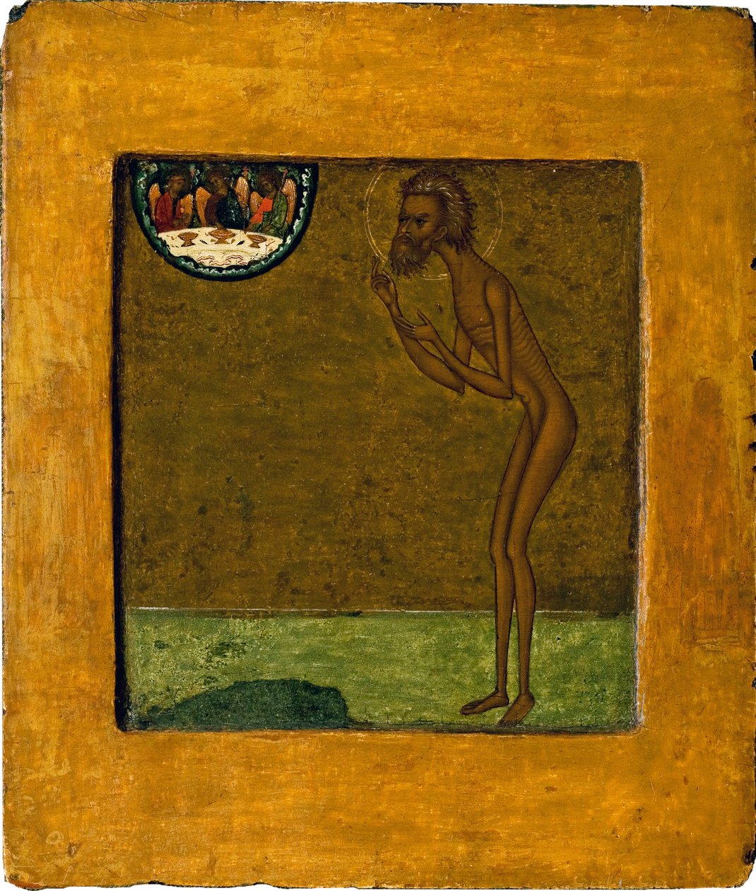 Basil den välsignade eller Saint Basil (Vassili) (1469-1551 eller 1557). Anonym rysk ikon, tempera på trä, sent 1500-tal. Traditionell Moskvakonst. Statens Tretjakovgalleri, Moskva. av School Russian