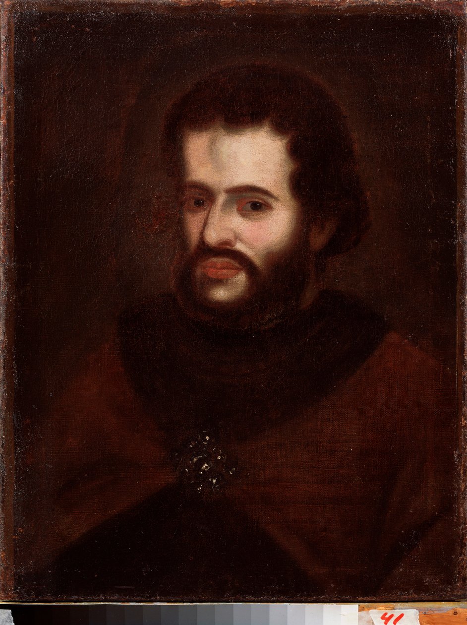 Porträtt av tsar Ivan V Aleksijevitj (1666-1696). Målning av en rysk mästare, olja på duk, tidigt 1700-tal. National Art Gallery of Komi Republic, Sykyivkar (Ryssland). av School Russian