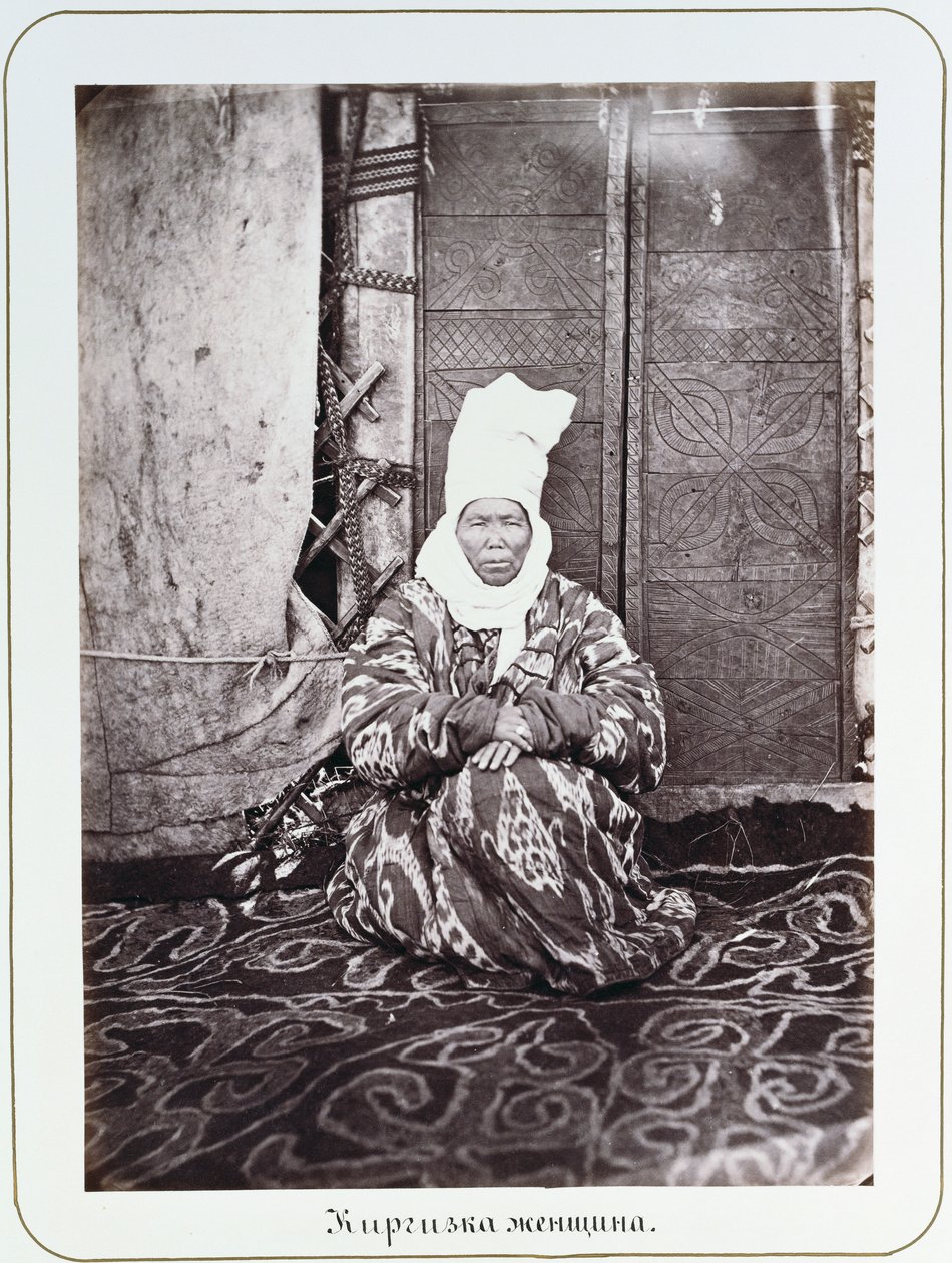 Porträtt från "The Seven River Region and its Inhabitants, Central Asia" (1867-73) av School Russian