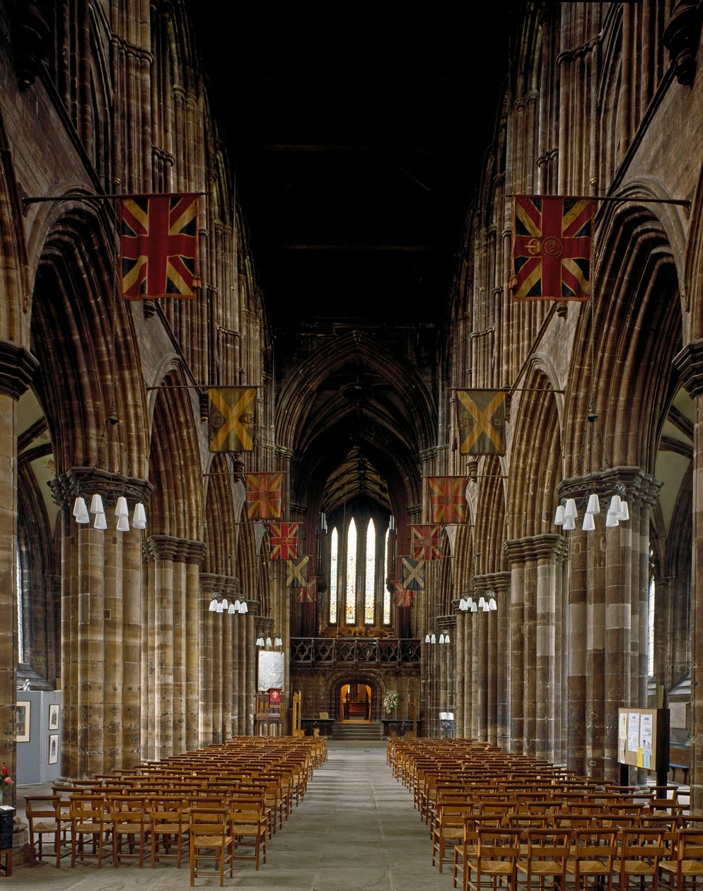 Gotisk konst: utsikt över det inre av Glasgow Cathedral. 1100-talet. Skottland av Scottish School