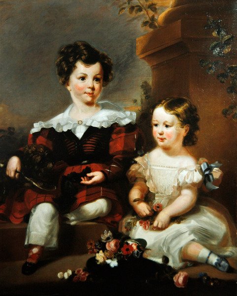 Porträtt av John Ramsay av Straloch (olja på duk) av School Scottish