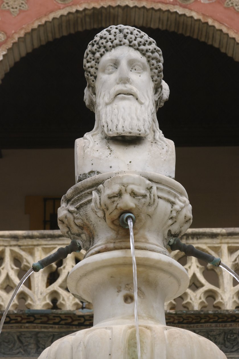 Janus Fountain (marmor) av School Spanish