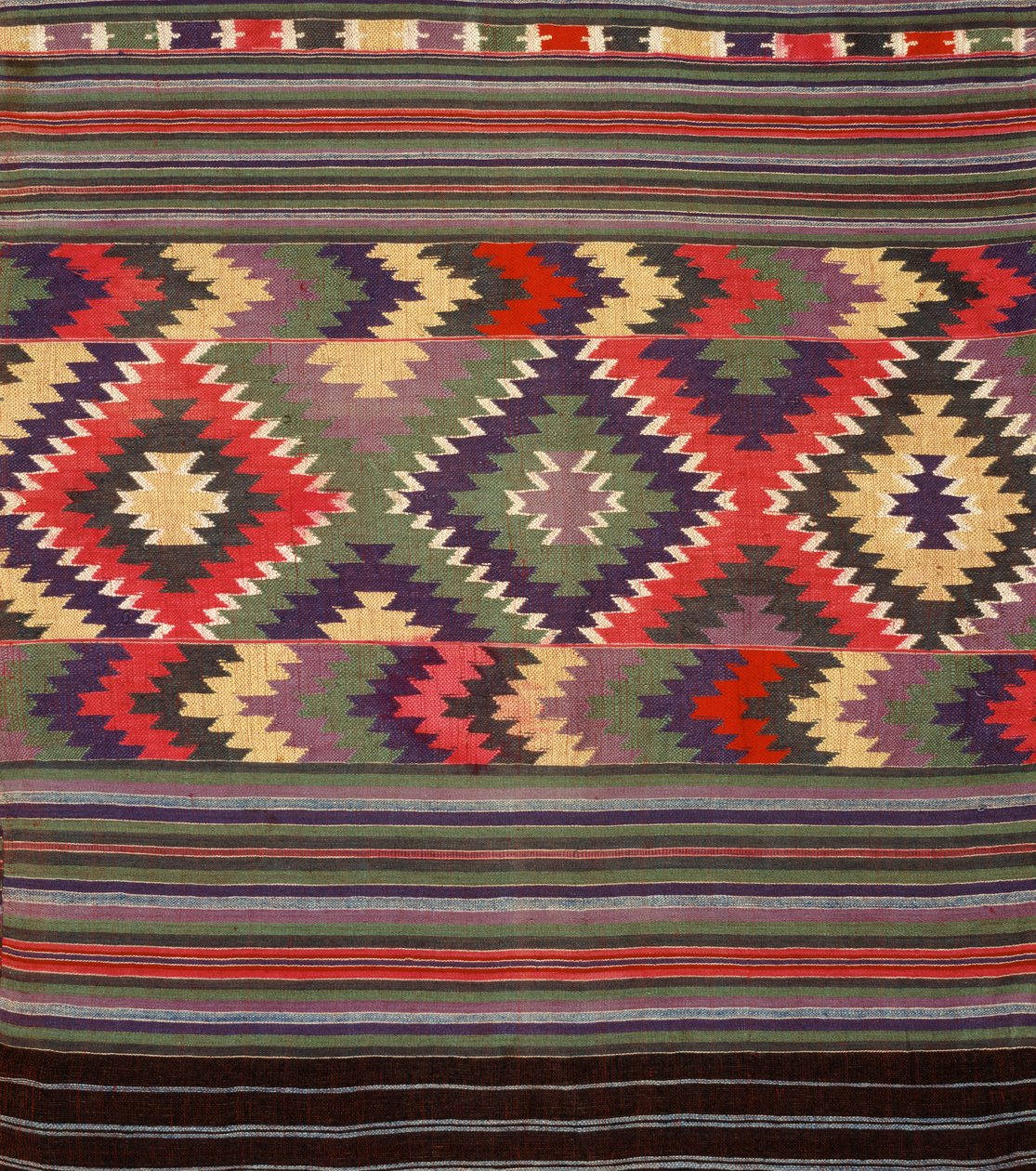 Detalj av Tai Lu-tyg (textil) av School Thai