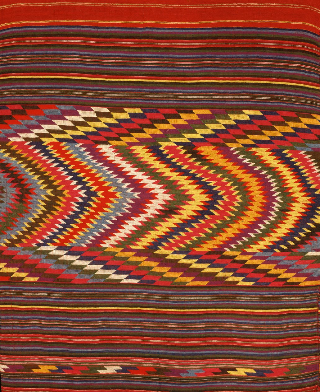 Detalj av Tai Lu-tyg (textil) av School Thai