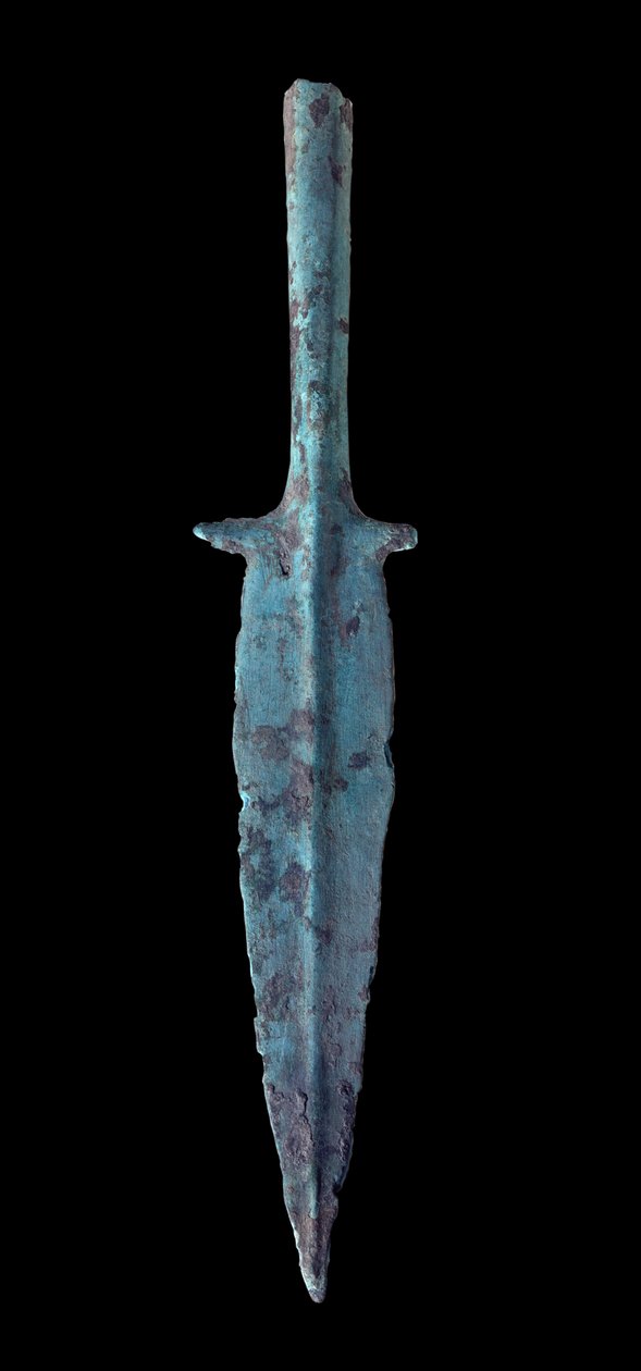 Civilization Dongson: bronsdolk. 300 f.Kr.-200 e.Kr. Från Vietnam. Paris, Guimet-museet, Nationalmuseet för asiatisk konst av School Vietnamese