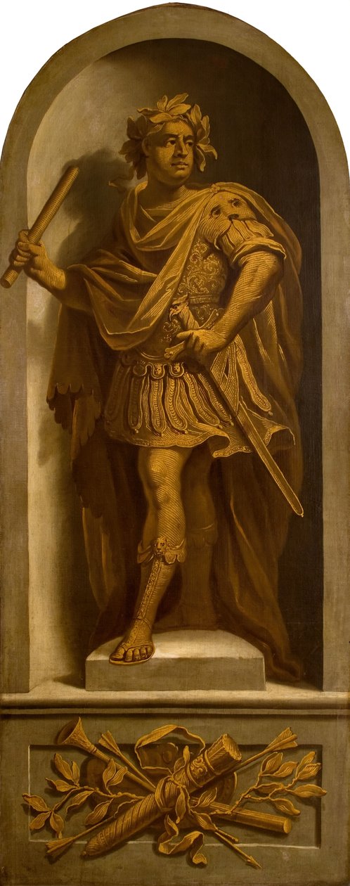 En krigare, 1710. av School of Godfrey Kneller
