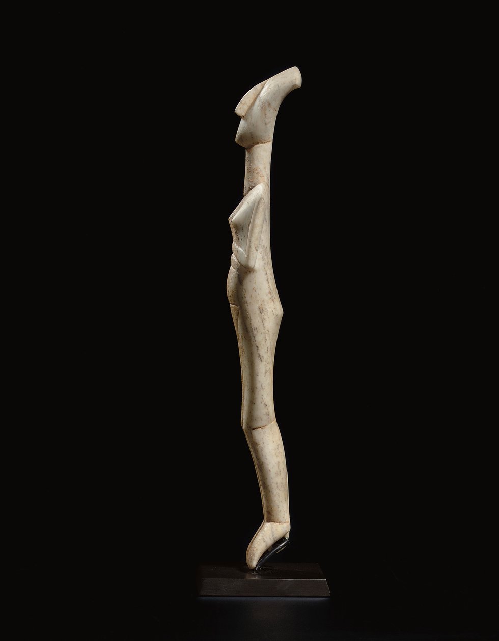 Cycladisk liggande kvinnofigur, namnstycke av Schuster Master, Early Cycladic II, ca 2400 f.Kr. av Schuster Master