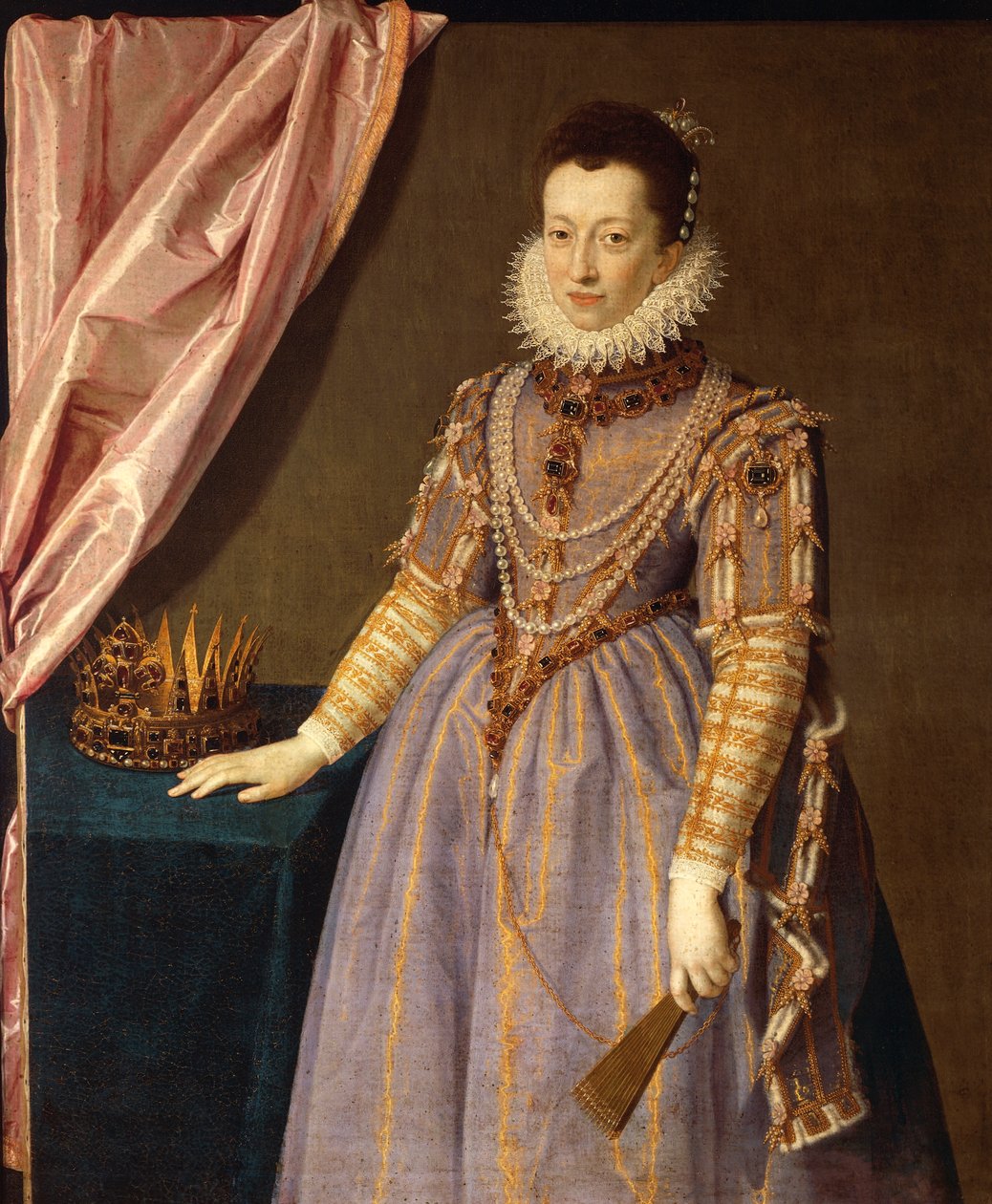 Porträtt av Christine av Lorraine, hustru till storhertig Ferdinando I de 
