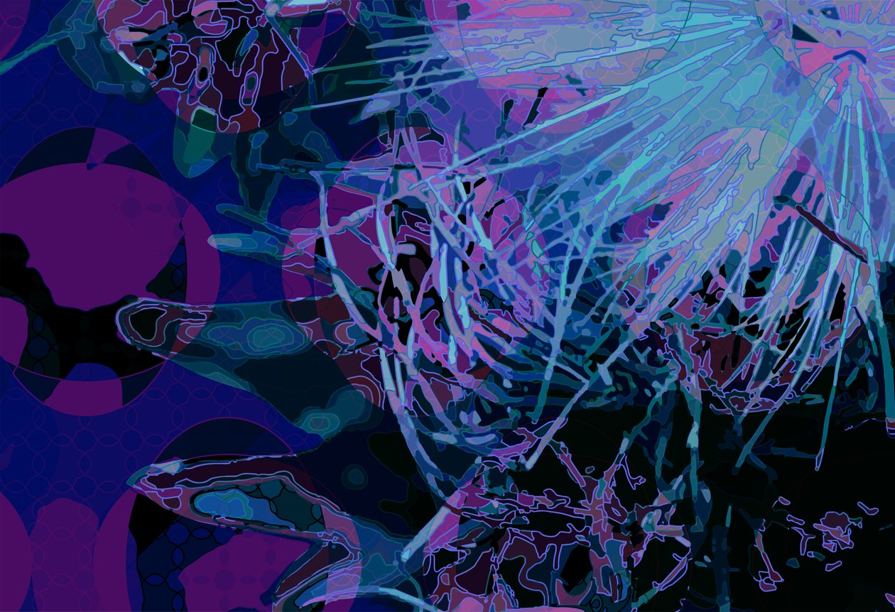 Kronärtskocka_abst_horz3 (digital) av Scott J. Davis