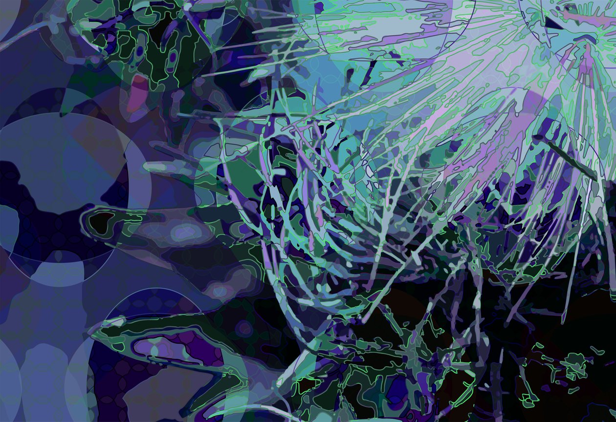 Kronärtskocka_abst_horz4 (digital) av Scott J. Davis