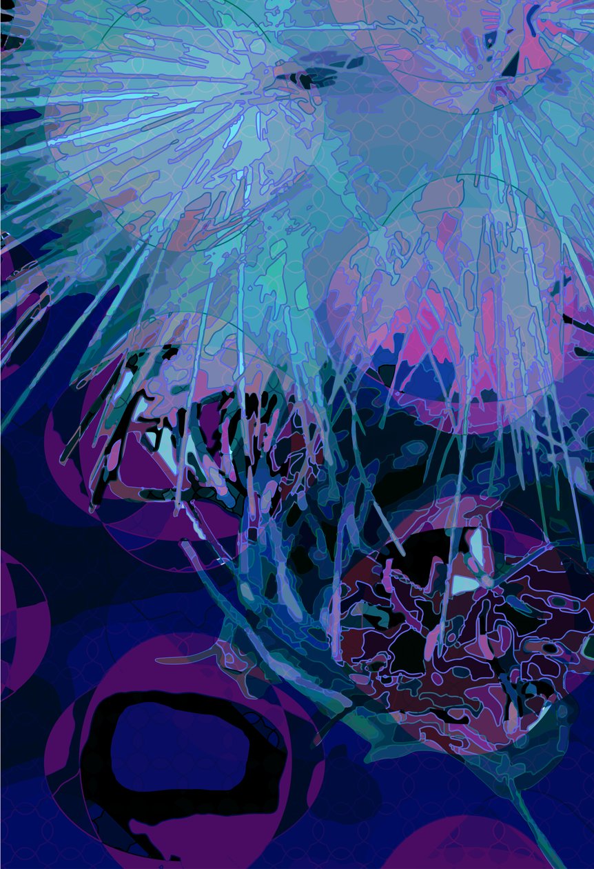 Kronärtskocka_abst_vert9 (digital) av Scott J. Davis