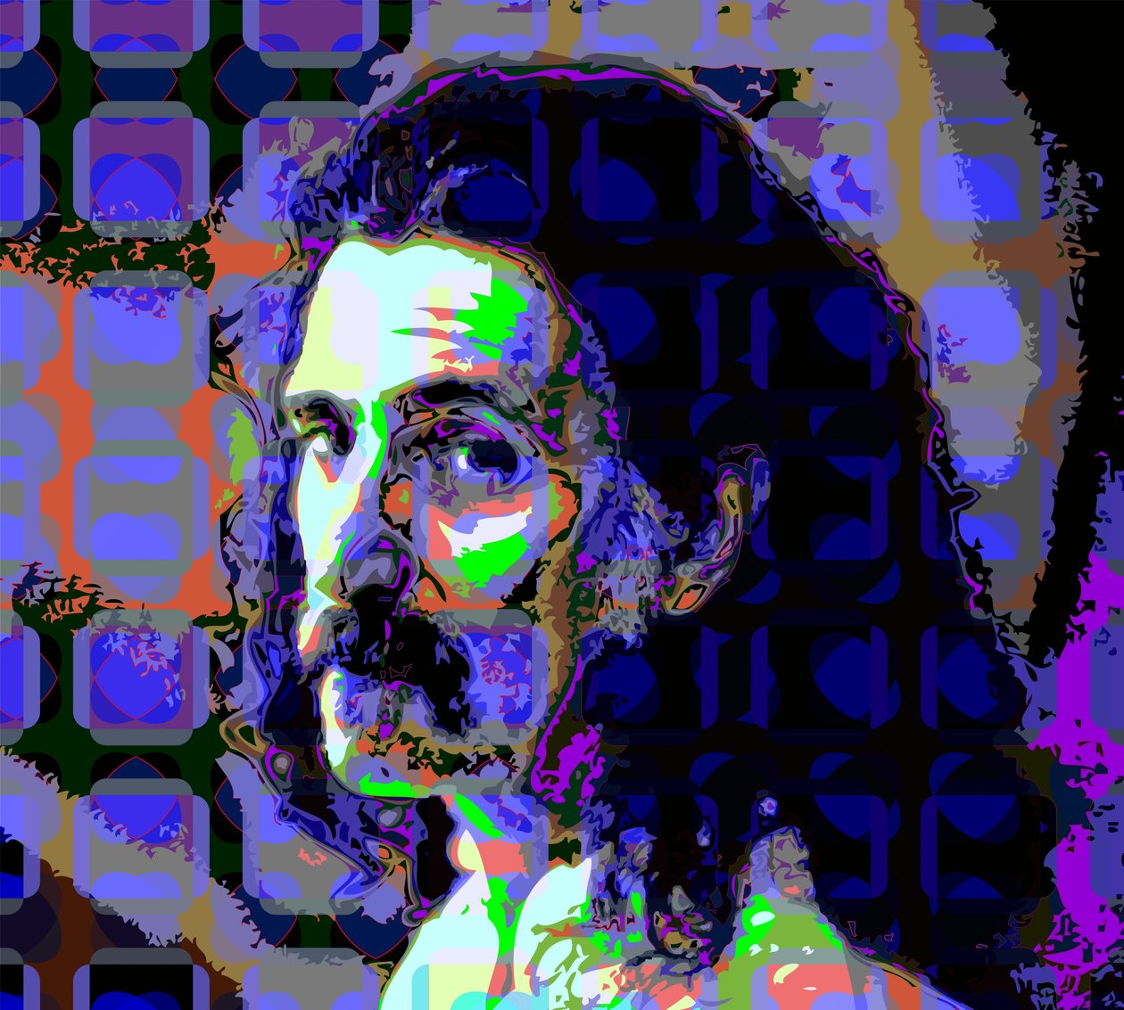 Frank Zappa (digital) av Scott J. Davis