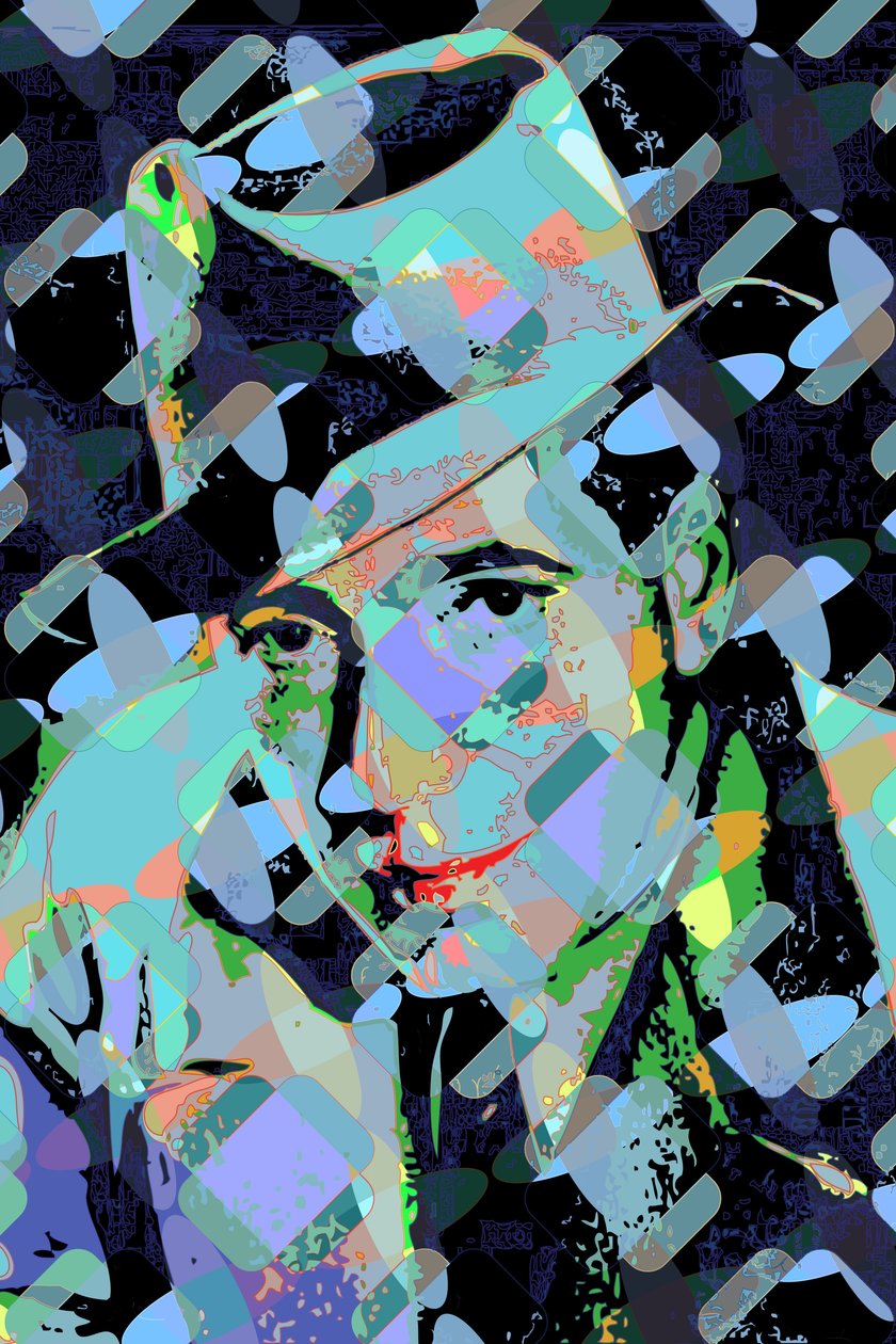 Humphrey Bogart (digital) av Scott J. Davis
