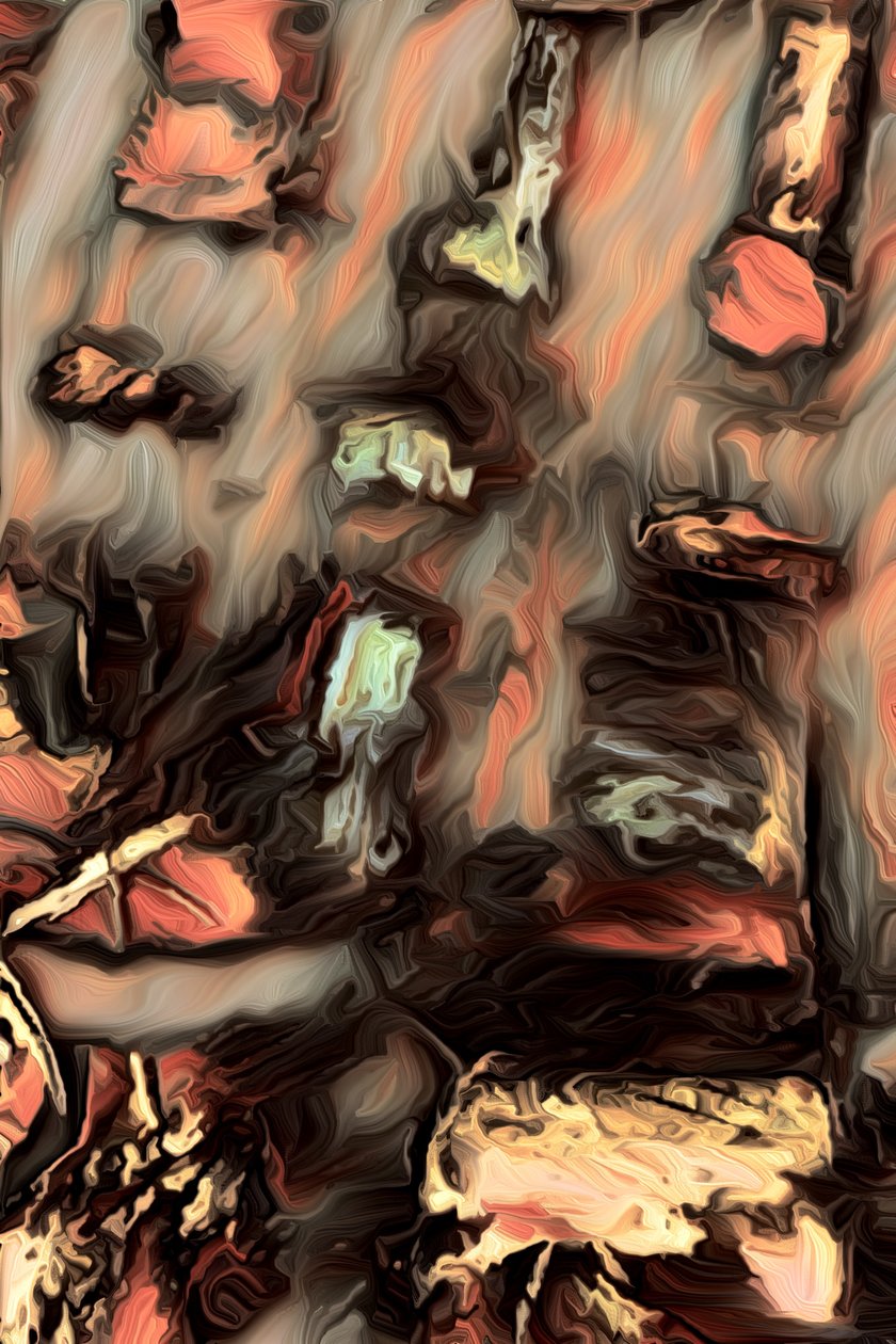 Trädlinjer, 2021 (digital) av Scott J. Davis