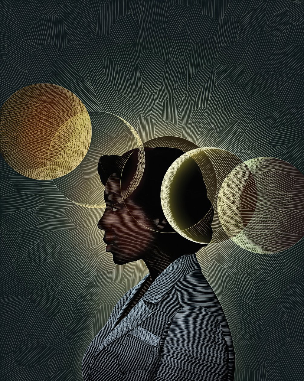 Caroline, Or Change, 2017 (skrapkartong, färglagd digitalt) av Scott McKowen