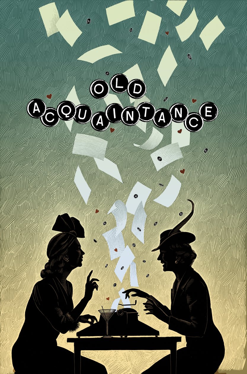 Old Acquaintance, 2007 (skrapkartong, färglagd digitalt) av Scott McKowen