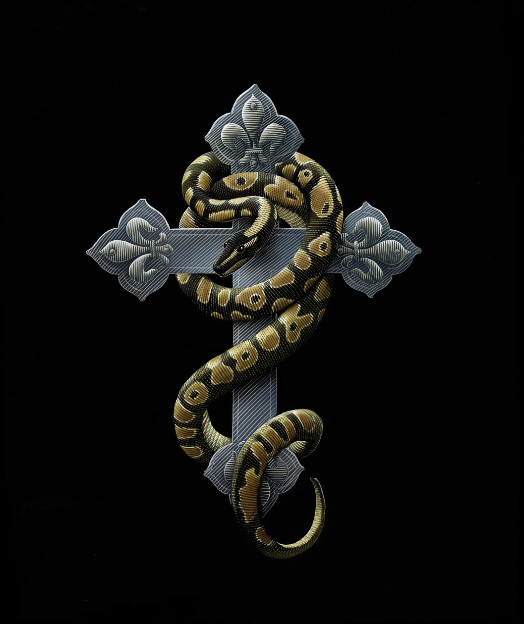 Tartuffe, 2009 (skrapkartong, färglagd digitalt) av Scott McKowen
