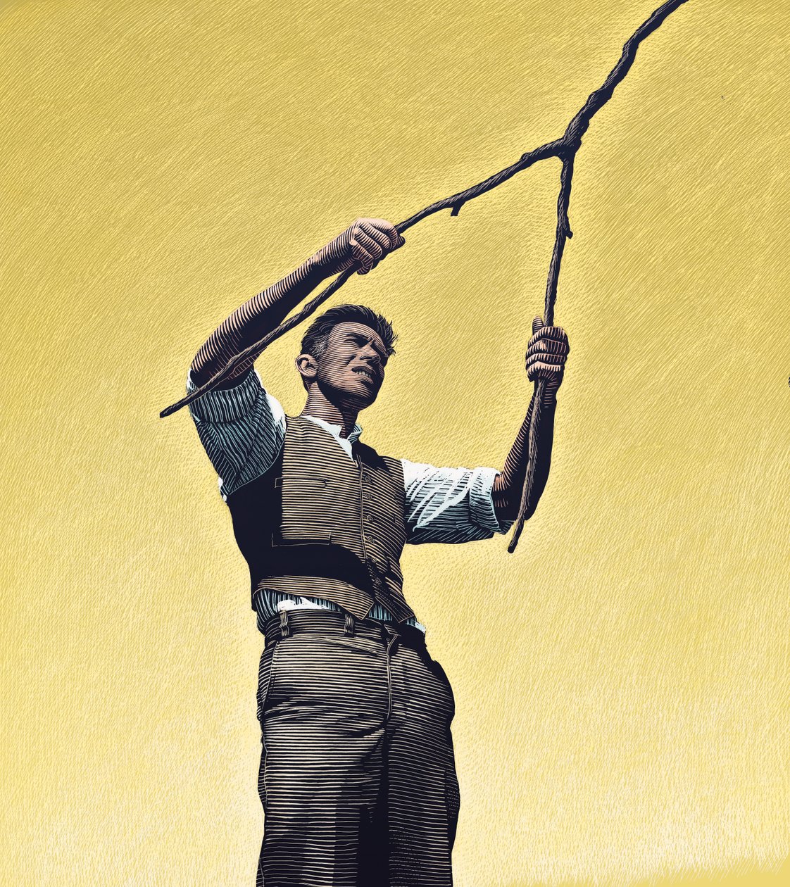 The Rainmaker, 2000 (skrapkartong, färglagd digitalt) av Scott McKowen