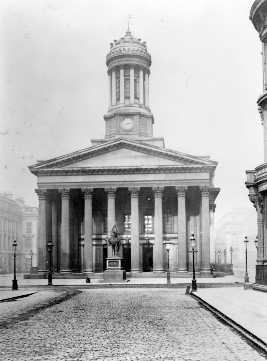 Royal Exchange Square, Glasgow, omkring 1895 av Scottish Photographer