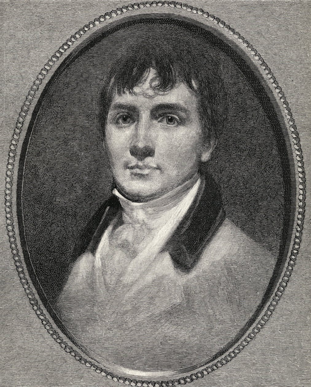 Porträtt av Robert Burns, från "The Century Illustrated Monthly Magazine", maj till oktober, 1883 av Scottish School
