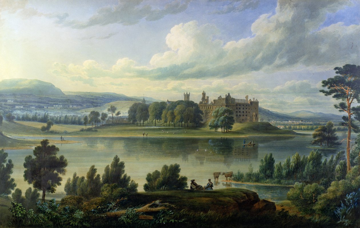 Linlithgow Palace av Scottish School