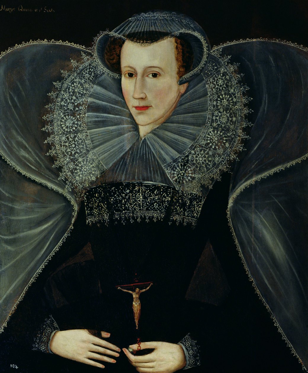 Porträtt av Mary Queen of Scots (1542-87) av Scottish School